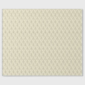 Warm Cozy Bear Hug Line Art Design Geschenkpapier (Flach)