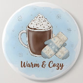 Warm & Cozy Christmas Button (Vorderseite)