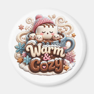 Warm & Cozy Hot Cocoa Magnet