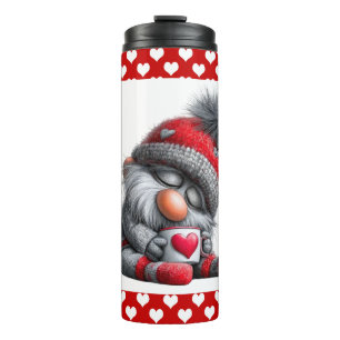 "Warm & Cozy" Schlafender Gnom Winter-Cocoa Thermosbecher
