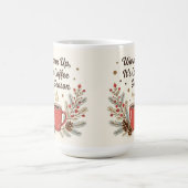 Wärm dich auf, es ist Kaffee-Saison  Kaffeetasse (Mittel)