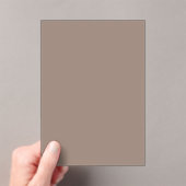 Warm Dusty Rose Background – Wedding Design Acryleinladungen (Insitu (Handheld))