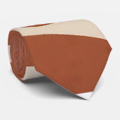 Warm Earth Tone Boho Neck Tie Krawatte (Gerollt)