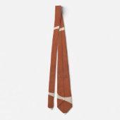 Warm Earth Tone Boho Neck Tie Krawatte (Rückseite)
