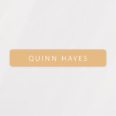 Warm Earthy Boho Name Labels Etiketten (Design 1)