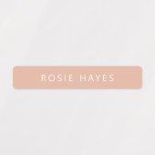 Warm Earthy Boho Name Labels Etiketten (Design 2)