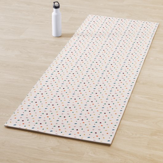 Warm Earthy Retro Boho Terrazzo Yoga Mat Yogamatte (Beispiel)
