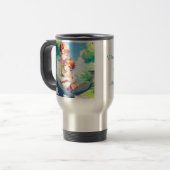 Warm Embrace - Chibi Father & Child Travel Mug Reisebecher (Vorderseite Links)