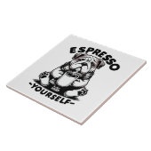 Warm Espresso Bulldog Fliese (Seite)