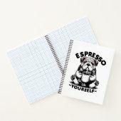 Warm Espresso Bulldog Notizblock (Innenseite)