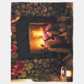 WARM FIRE FLEECEDECKE (Vorderseite)