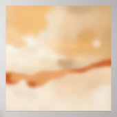 Warm Flow Abstract Poster (Vorne)