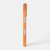 Warm Flowing Orange Abstract Marble Phone Case iPhone 16 Hülle (Rechte Seite)