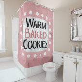 Warm gebackene Cookies Duschvorhang (Beispiel)