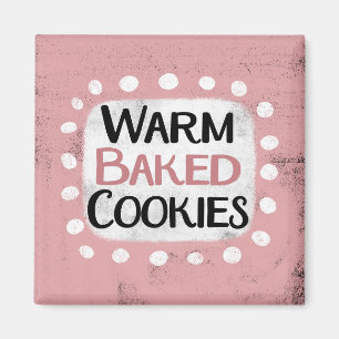 Warm gebackene Cookies Kühlschrank Magnet
