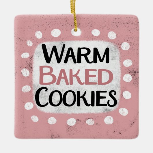Warm gebackene Cookies Ornament (Vorderseite)