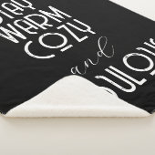 Warm gemütlich und vornehm bleibe | Erstellen Sie Sherpadecke (3/4)