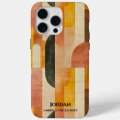 Warm glänzende Abstrakte Telefonzelle - Retro Eleg Case-Mate iPhone Hülle (Rückseite)