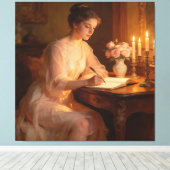 Warm Glow and Ink Leinwanddruck (Insitu (Holzboden))