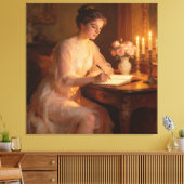 Warm Glow and Ink Leinwanddruck (Insitu (Wohnzimmer))