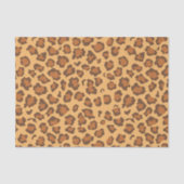 Warm Golden Brown Classic Leopard Print Decoupage Seidenpapier (Vorderseite)
