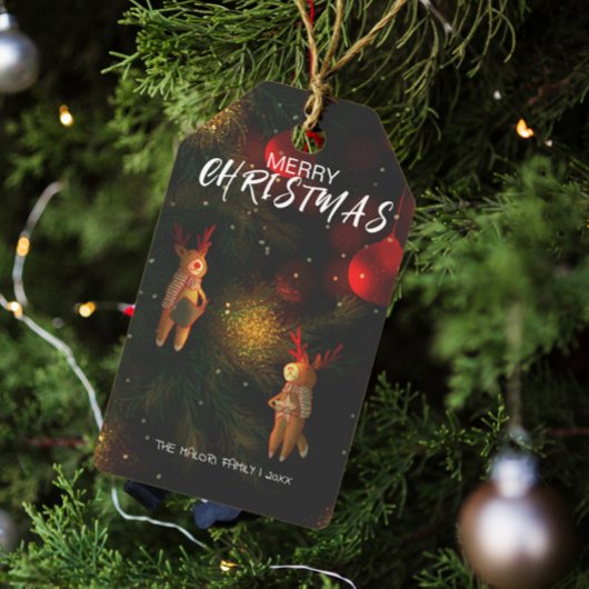 Warm Hand-Painted Reindeer Ornament Christmas Geschenkanhänger