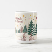 Warm hearts holiday merry christmas kaffeetasse (Mittel)