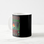 Warm Holiday Wishes Christmas Lights Sweater Dumps Kaffeetasse (Vorderseite Links)