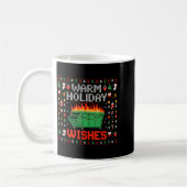Warm Holiday Wishes Dumpster Fire Ugly Christmas S Kaffeetasse (Links)