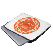 Warm Home Love Design Laptopschutzhülle (Vorne Knopf)