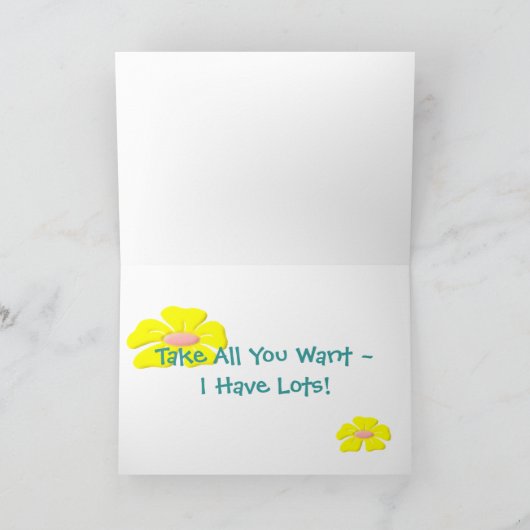 Warm Hugs Karte (Innenseite)