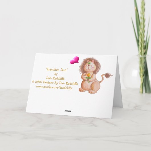 Warm Hugs! Karte (Rückseite)