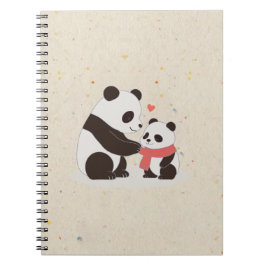 Warm Hugs, Panda-Liebe Notizblock