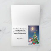 Warm & Joyful Christmas Greetings Karte (Innenseite)