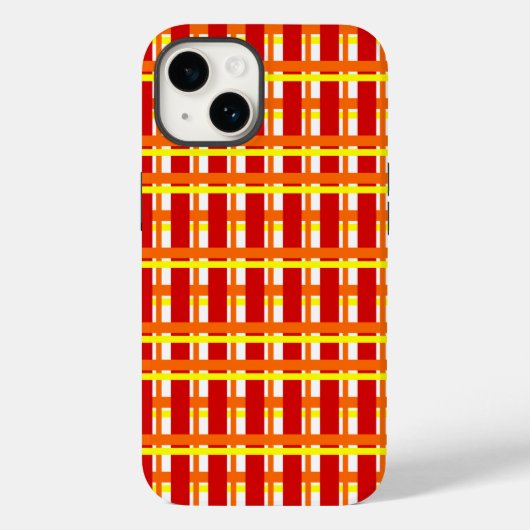 Warm Kariert Case-Mate iPhone Hülle (Rückseite)