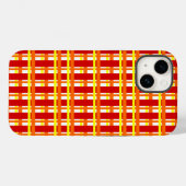 Warm Kariert Case-Mate iPhone Hülle (Rückseite (Horizontal))