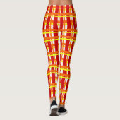 Warm Kariert Leggings (Rückseite)
