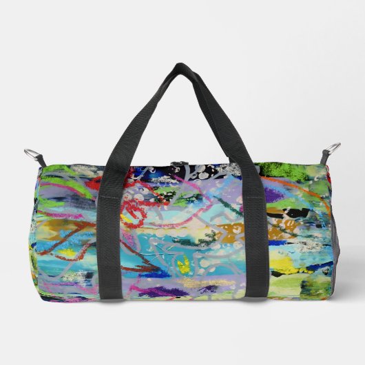 Warm Layers by Lydia's Art Sangria Duffle Bag (Vorderseite)