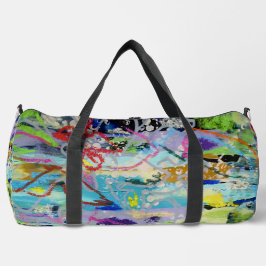 Warm Layers by Lydia's Art Sangria Duffle Bag