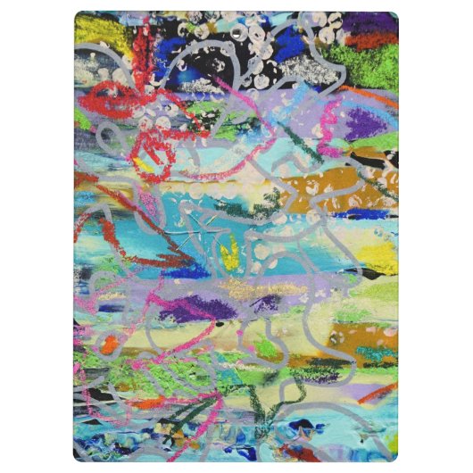 Warm Layers by Lydia's Art Sangria Klemmbrett (Rückseite)