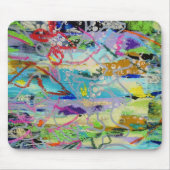 Warm Layers by Lydia's Art Sangria Mousepad (Vorne)