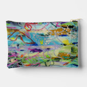 Warm Layers by Lydia's Art Sangria Zubehörtasche (Rückseite)