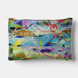 Warm Layers by Lydia's Art Sangria Zubehörtasche