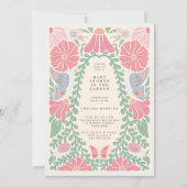 Warm light Garden Baby Shower Invitation Einladung (Vorderseite)