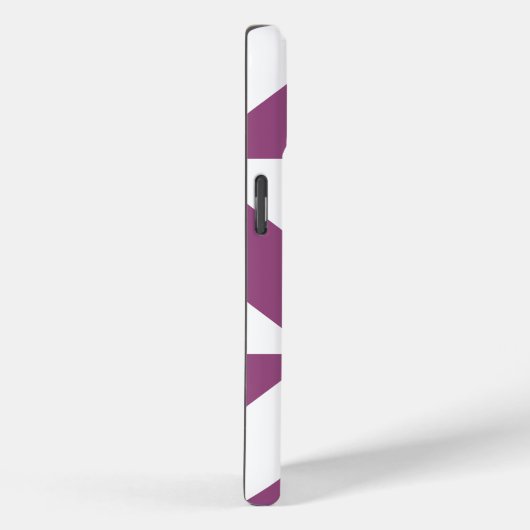 Warm Lila geometrischer Deko Cube Case-Mate iPhone Hülle (Rückseite / Rechts)