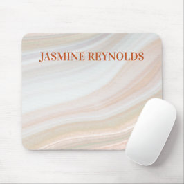 Warm Marble Geode Mousepad