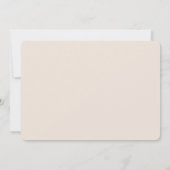 Warm Maroon Elegant Photo Save The Date (Rückseite)