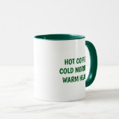 Warm Message Coffee Mug Tasse (VorderseiteRechts)
