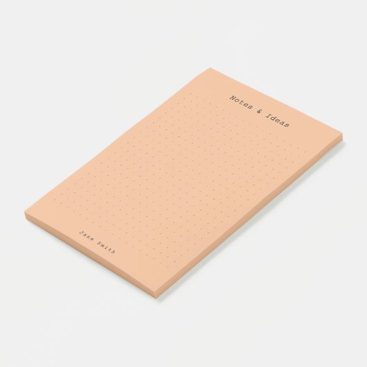 Warm, minimalist and personalized retro aesthetic  post-it klebezettel (angewinkelt)