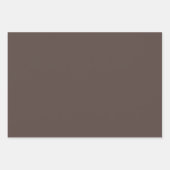 Warm Mocha Rokoko Revival Lotus Polka Dot Mandala Geschenkpapier Set (Vorderseite 2)